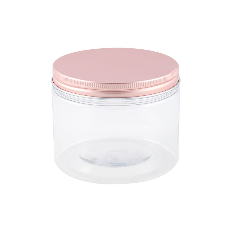 Redman Round Pet Container Rose Gold Alum Cap  - 50Ml