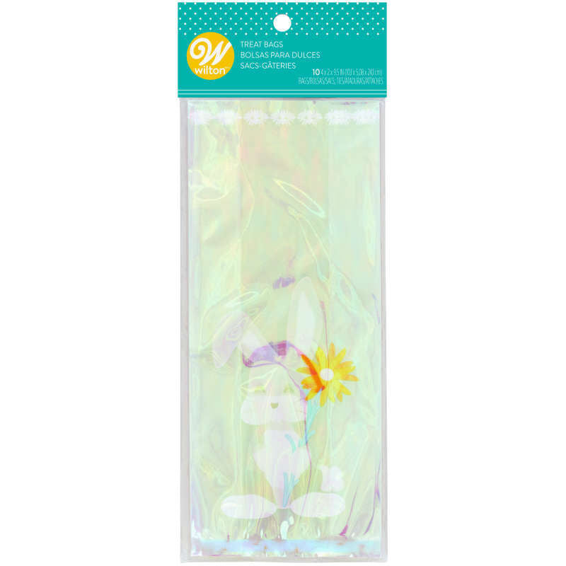 Wilton Iridescent Bunny Treat Bag 1912-0-0338 10Pc  - 1 Pc