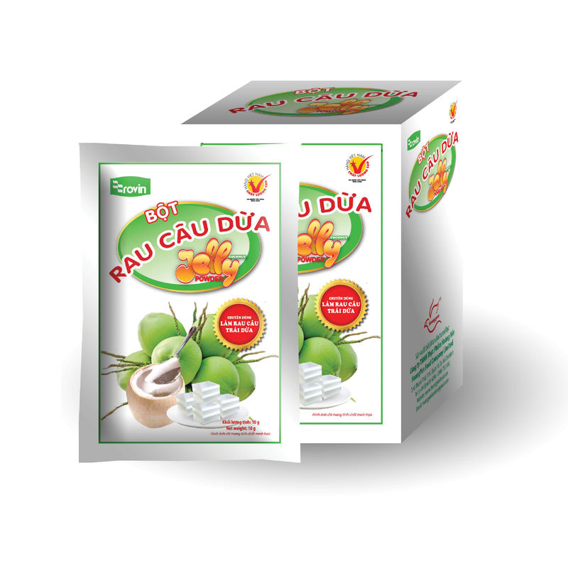 Rovin Jelly Powder Coconut  -  10 G
