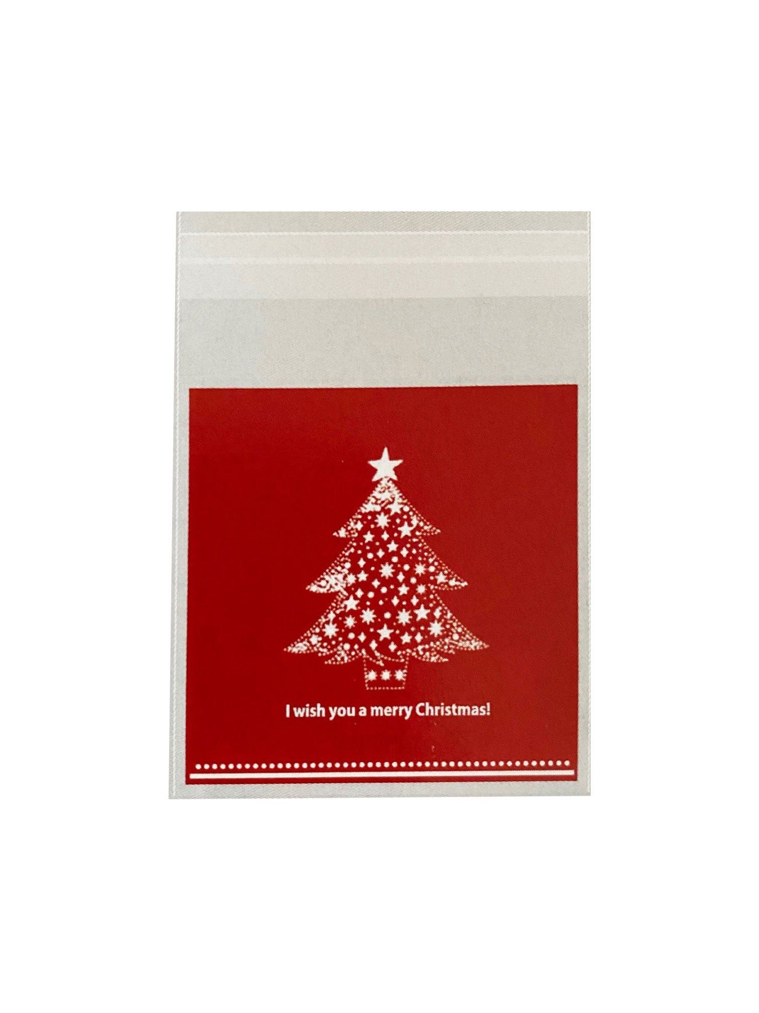 Others Cookie Bag X'Mas Bp4028 Red - 100 Pc