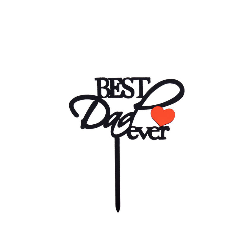 Redman Arcylic Insert Best Dad Ever  - 1 Pc