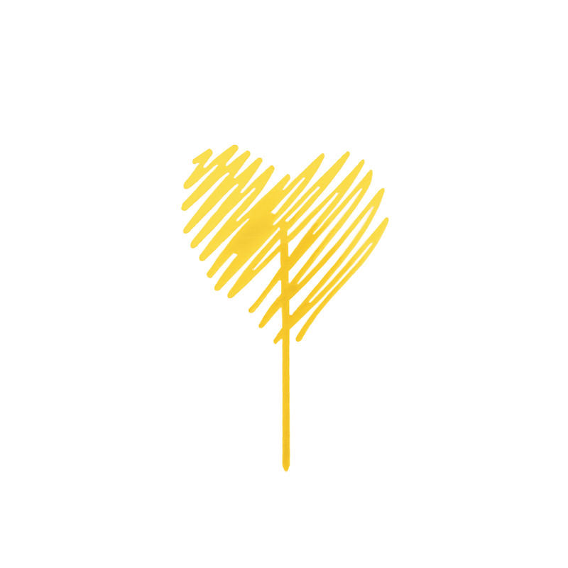 Redman Arcylic Insert Heart Shape  - 1 Pc