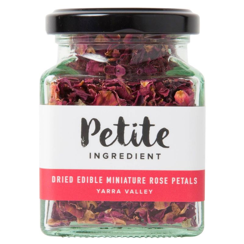 Petite Ingredients Edible Dried Flower Rose Petals  -  12 G