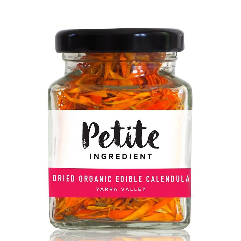 Petite Ingredients Organic Edible Dried Flower Calendula  - a 6 G