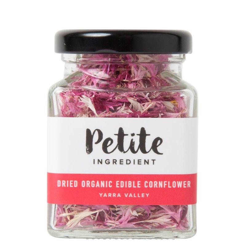 Petite Ingredients Organic Edible Dried Flower Cornflower Pink  - k 6 G