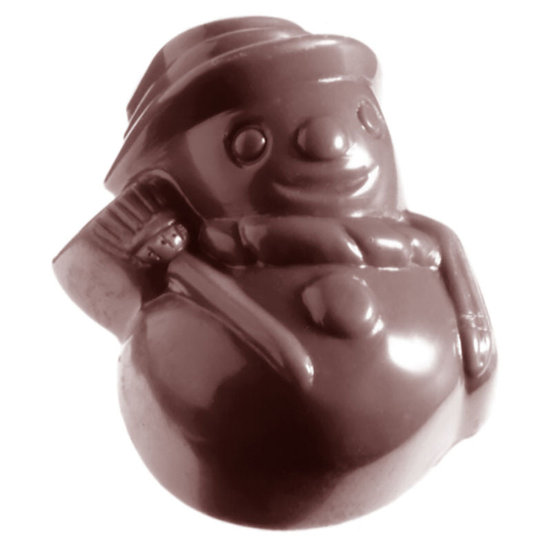 Chocolate World Chocolate Mould Snowman 275X135X24Mm 21Cav Cw1333 - 1 Pc