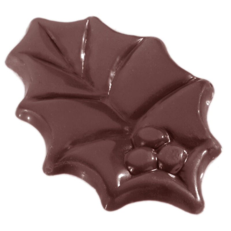 Chocolate World Chocolate Mould Hollyleaf 275X135X24Mm Cw1439- 1 Pc