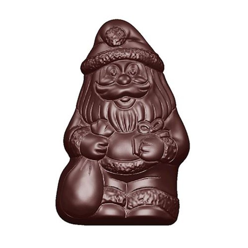 Chocolate World Chocolate Mould Santa Claus 12Cav Cw1636 - 1 Pc