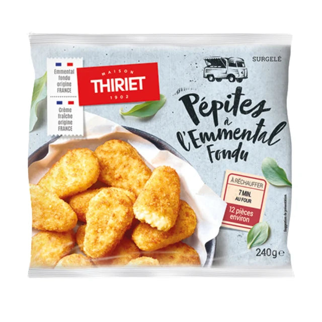 Thiriet Nuggets Emmental Cheese Bites - 240 g  (12 Pieces)