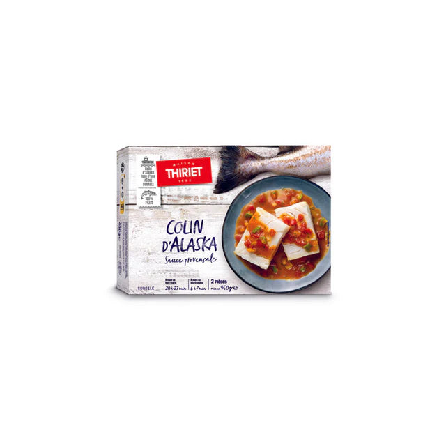 Thiriet Ready-To-Eat Alskan Coley Provencal Sauc Eco - 450 g  (2 Pieces)