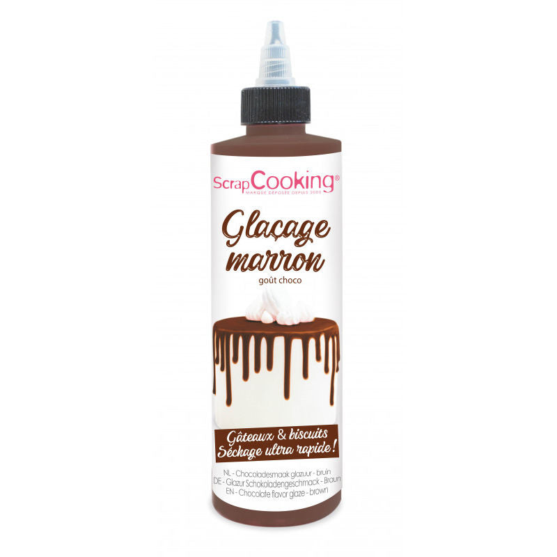 Scrapcooking Glacage Brown Chocolate Flavour Glaze  - 130 G