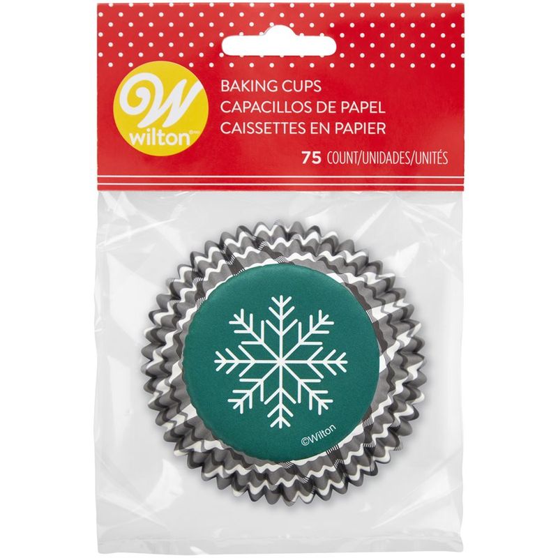 Wilton Snowflake Baking Case Standard Size 415-0-0547  - 1 Pc