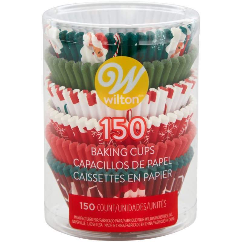 Wilton Traditional Xmas Std Baking Case 415-0-0587 150Pc  - 1 Pc