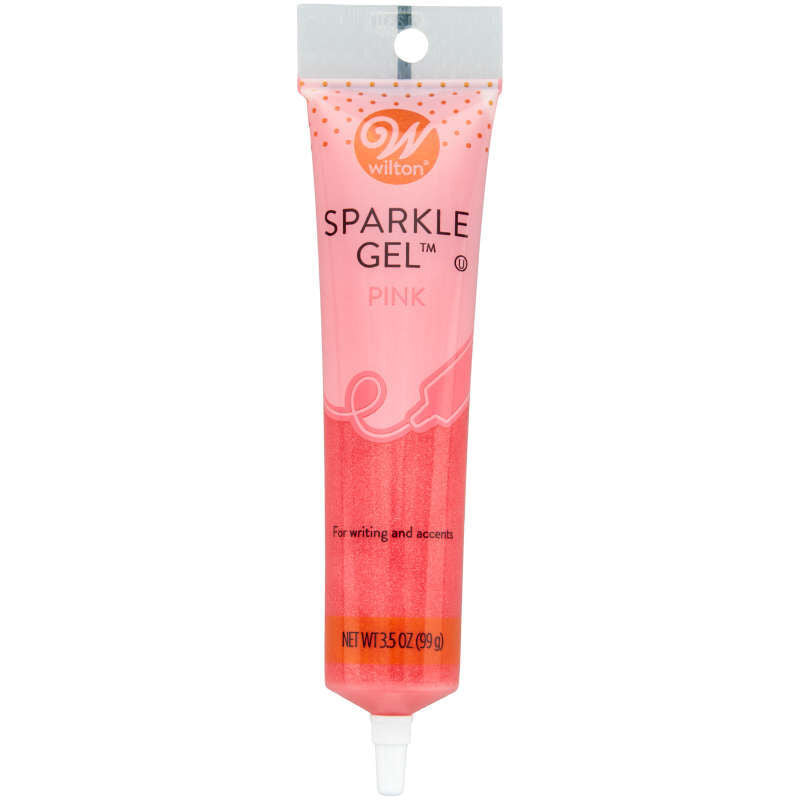 Wilton Pink Sparkle Gel 704-356  - .5Oz