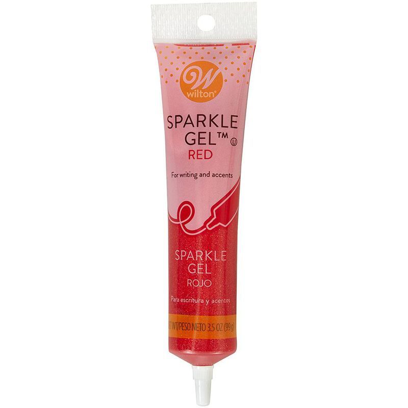Wilton Red Sparkle Gel 704-112  - .5Oz