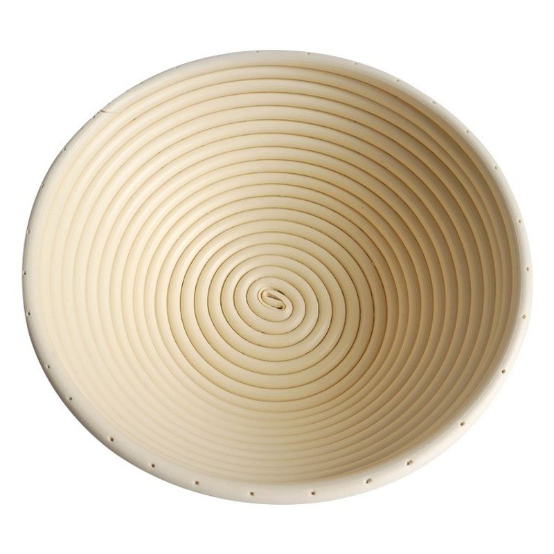 Tomiz Bamboo Round Bread Proofing Basket(L) Dia250Xh85Mm  - 1 Pc