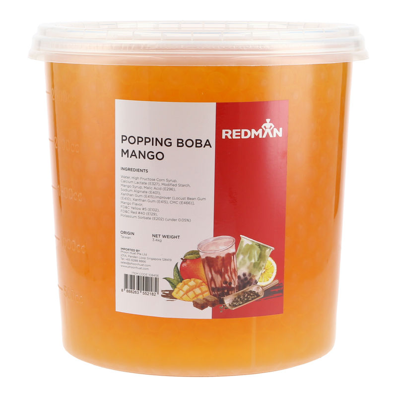 Redman Mango Popping Boba  - .4Kg