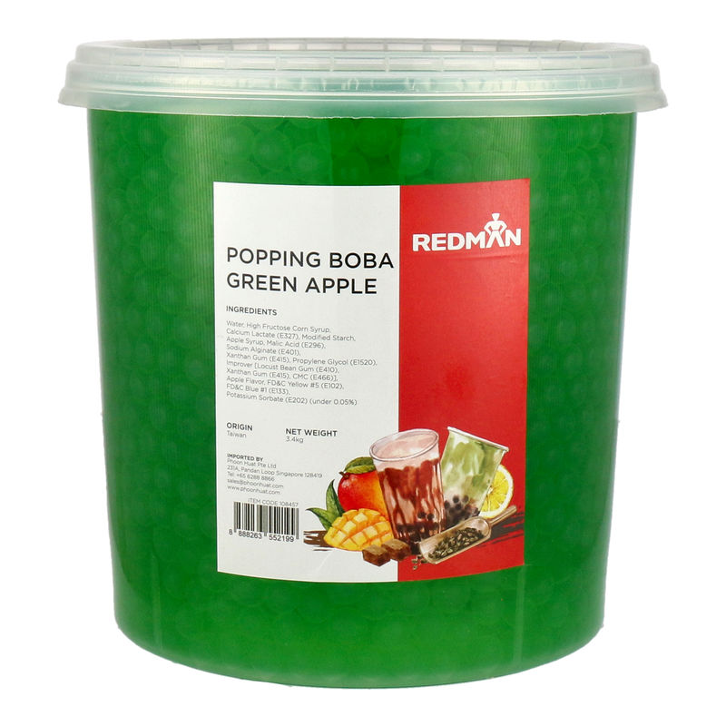 Redman Green Apple Popping Boba  - .4Kg