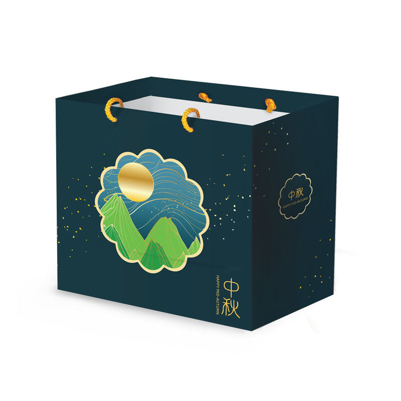 Redman Mooncake Paper Bag 8S Blue Mountain  - 5Pcs