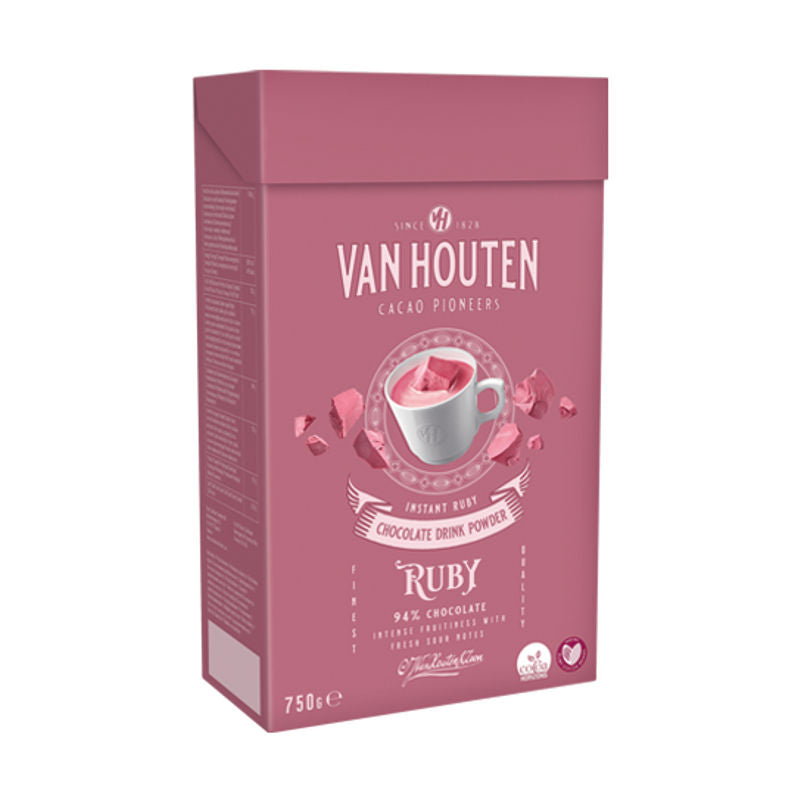 Van Houten Ruby Chocolate Drink Powder  -  1Kg