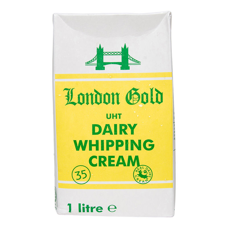 London Gold Uht Whipping Cream Dairy 35%  - % 1L
