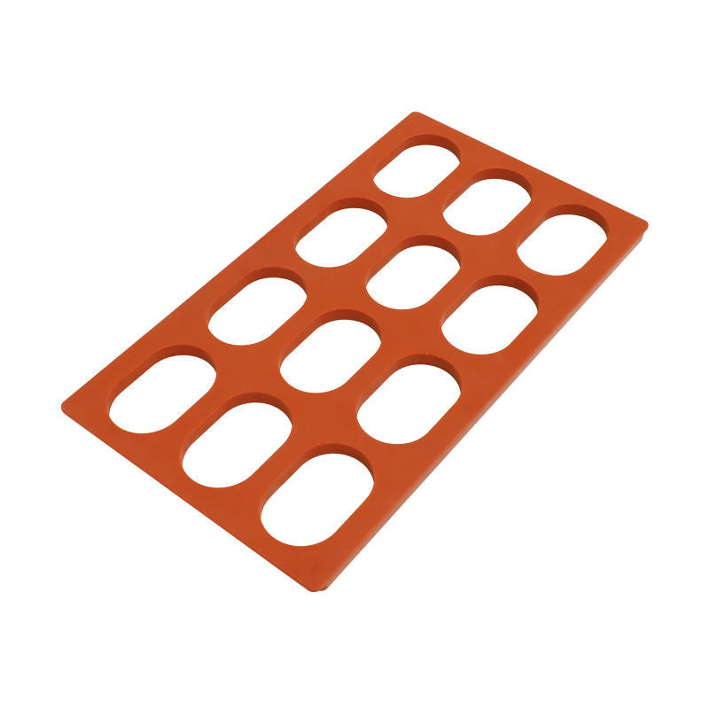 Sanneng Silicone Mould Dacquoise 12Cav 34X19X1Cm Un33110  - 1 Pc