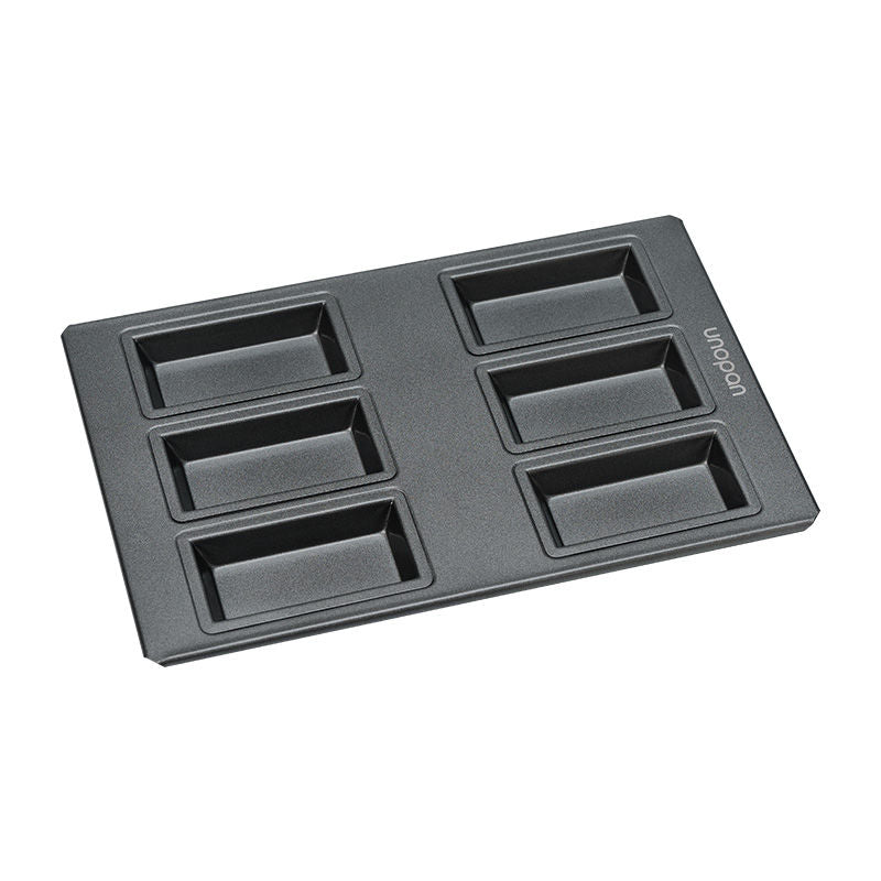 Sanneng Nonstick Financier Pan 6Cav 30X20X2.1Cm Un11012  - 1 Pc
