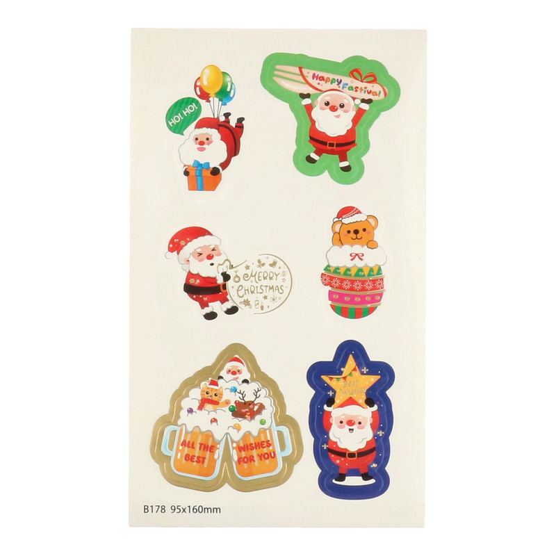 Redmanshop X'Mas Sticker B178  -  6Pc