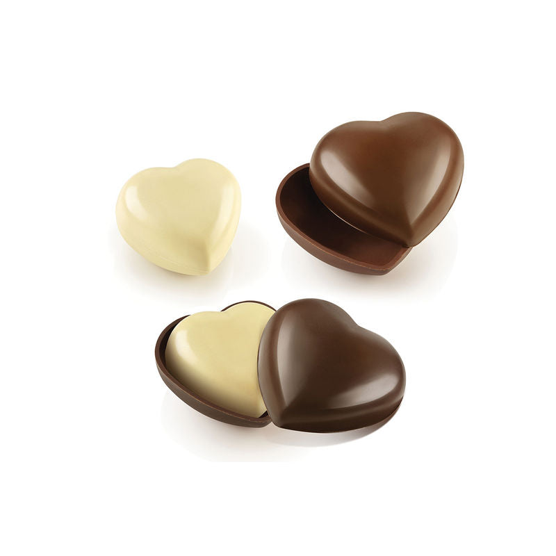 Silikomart Chocolate Mould Thermoform Secret Love 70.609.99.0065  - 1 Pc