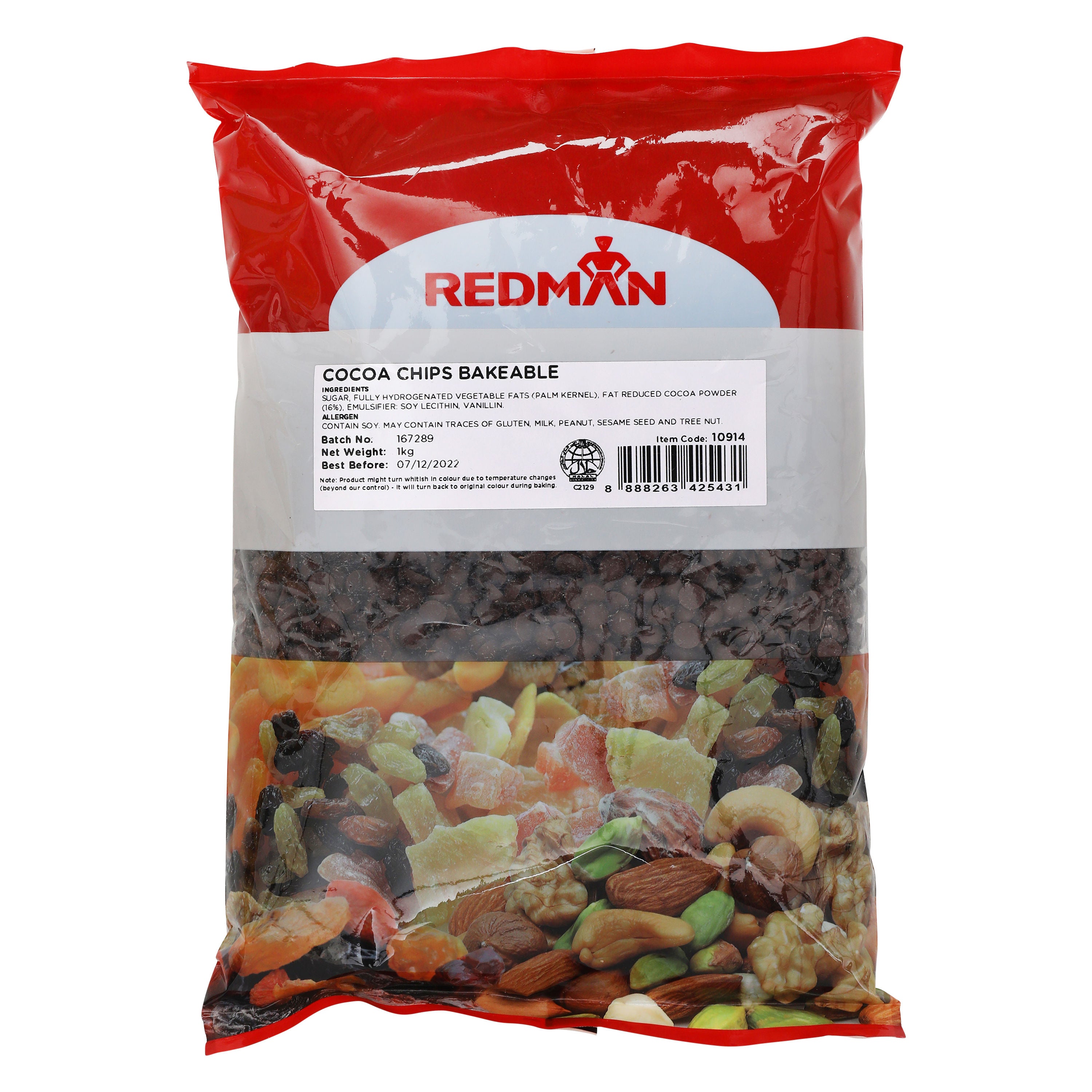 Redman Redman Cocoa Chips Bakeable - 1 Kg