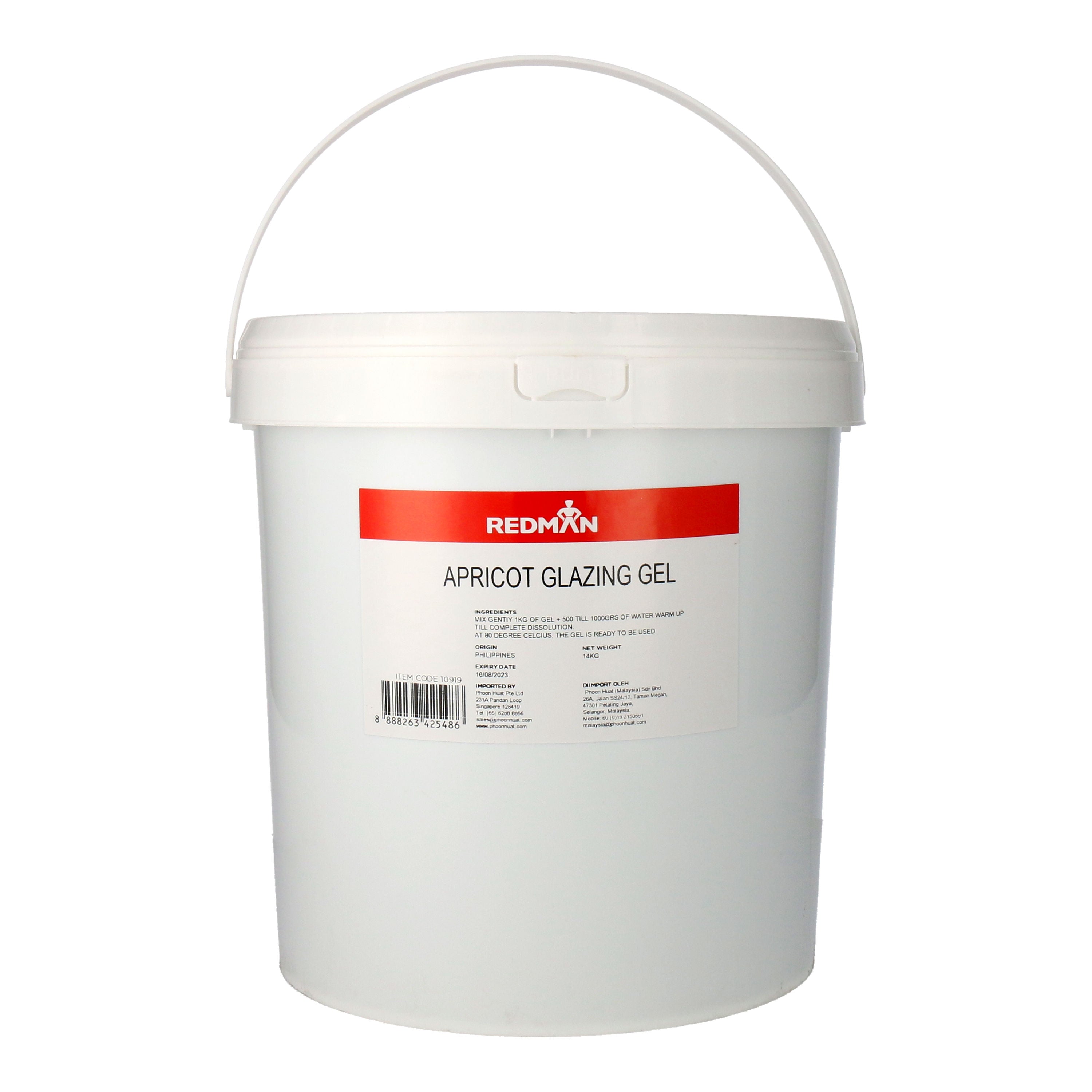 Redman Glazing Gel Apricot/Redman - 14 Kg