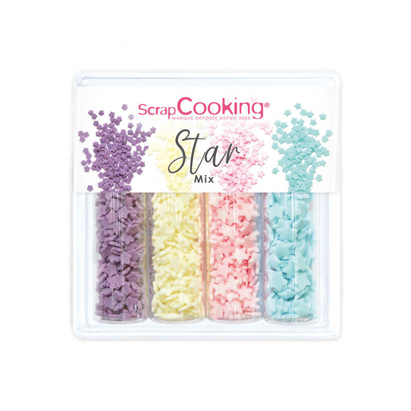 Scrapcooking Star Mix Sugar Sprinkles Set  -  52 G