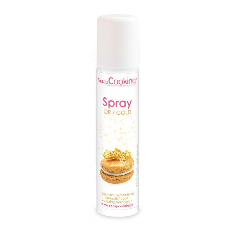 Scrapcooking Gold Food Colour Spray  - 75Ml