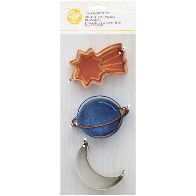 Wilton 3Pc Galaxy Space Metal Cutter Set 2308-0-0357  - 1 Pc