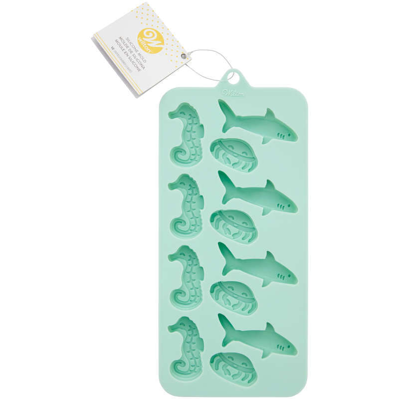 Wilton Sea Life Silicone Candy Mould 12Cav 2115-0-0233  - 1 Pc