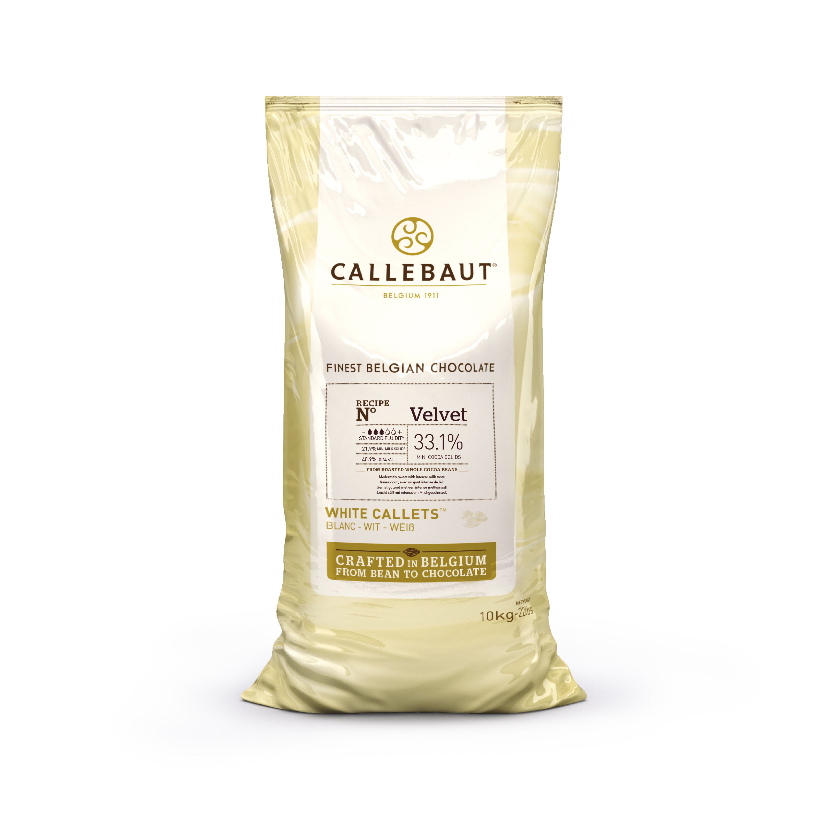 CallebautWhite Couverture Choc 33.5% - 10 Kg