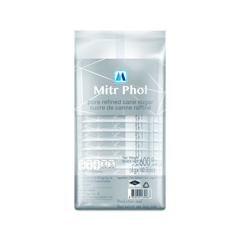 Mitr Phol Pure Refined Cane Sugar - 100 X 6G