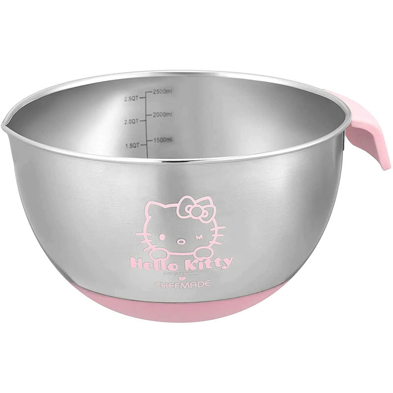 Chefmade Mixing Bowl Stainless Steel 20Cm Hello Kitty - 1 Pc