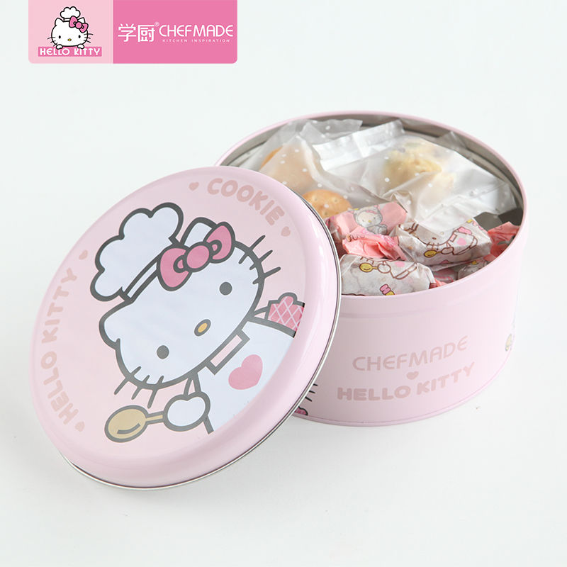 Chefmade Cookie Tin Round 169Xh89Mm Hello Kitty - 1 PC