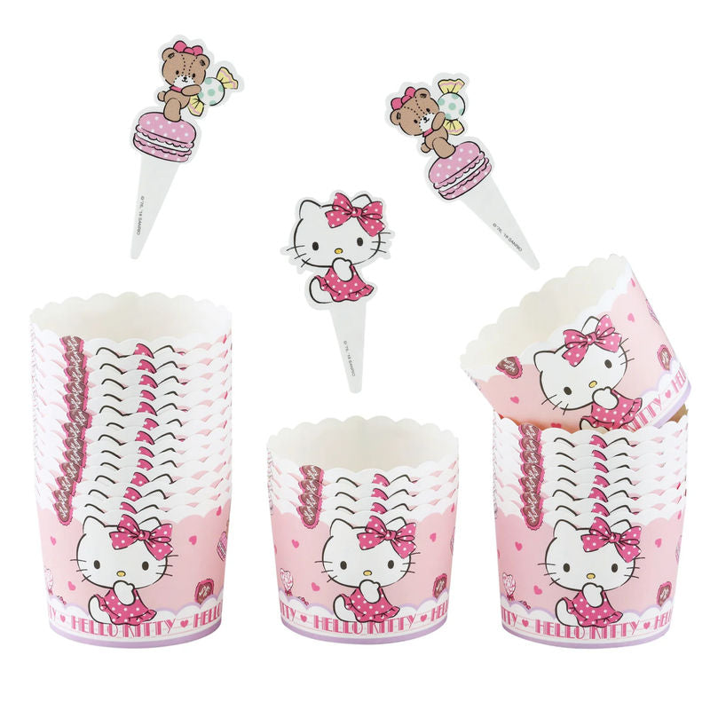 Chefmade Muffin Case 70Xh53Mm Hello Kitty 25Pc  - 1 Pc