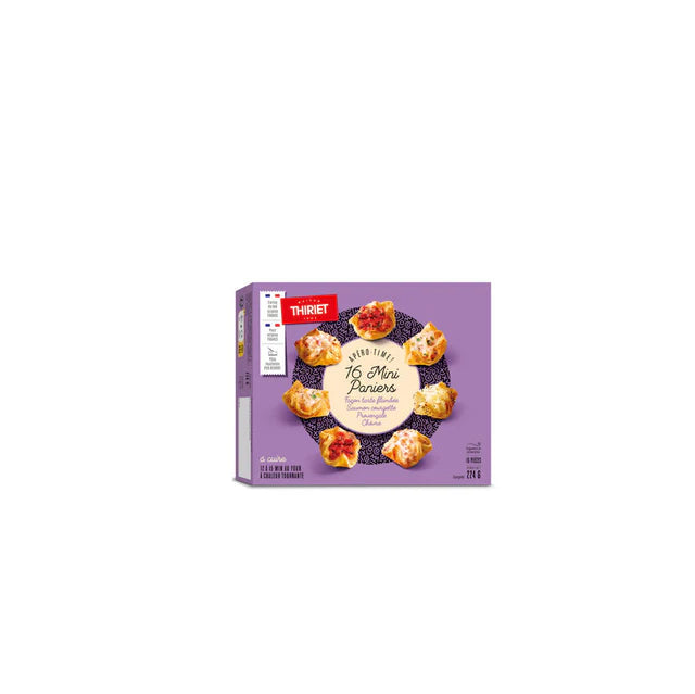 Thiriet Mini Puff Pastry Appetizers - 224 g (16 Pieces)