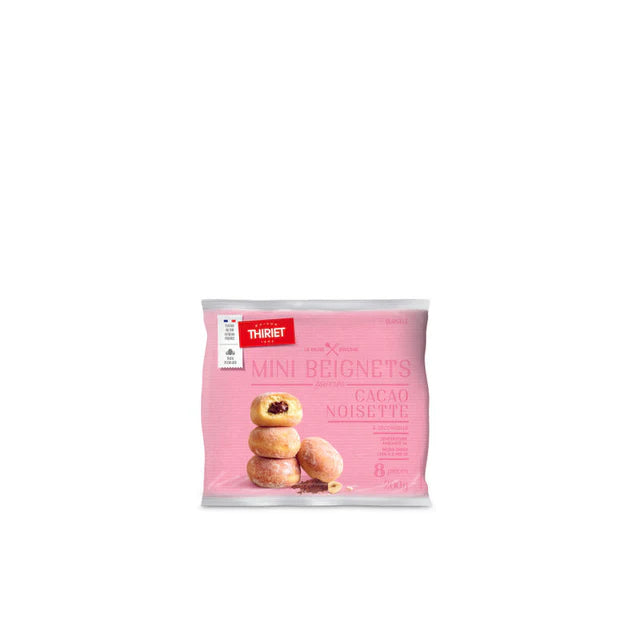 Thiriet Mini Doughnuts Filled W Cocoa-Hazelnut Filling - 200 g (8 Pieces)