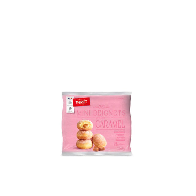 Thiriet Mini Doughtnuts Filled W Caramel Filling - 200 g (8 Pieces)