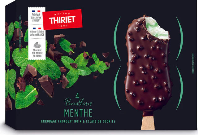Thiriet Parenthese Ice Cream Bars Montelimar Nougat 288G  -  4Pc