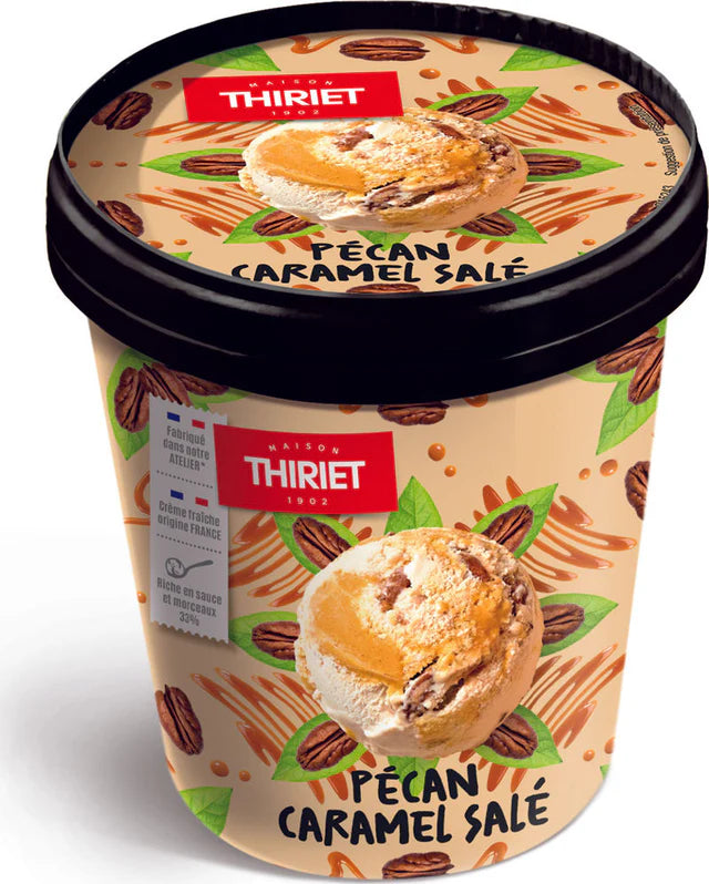 Thiriet Ice Cream Pinte Salted Caramel-Pecan  - 500 Ml