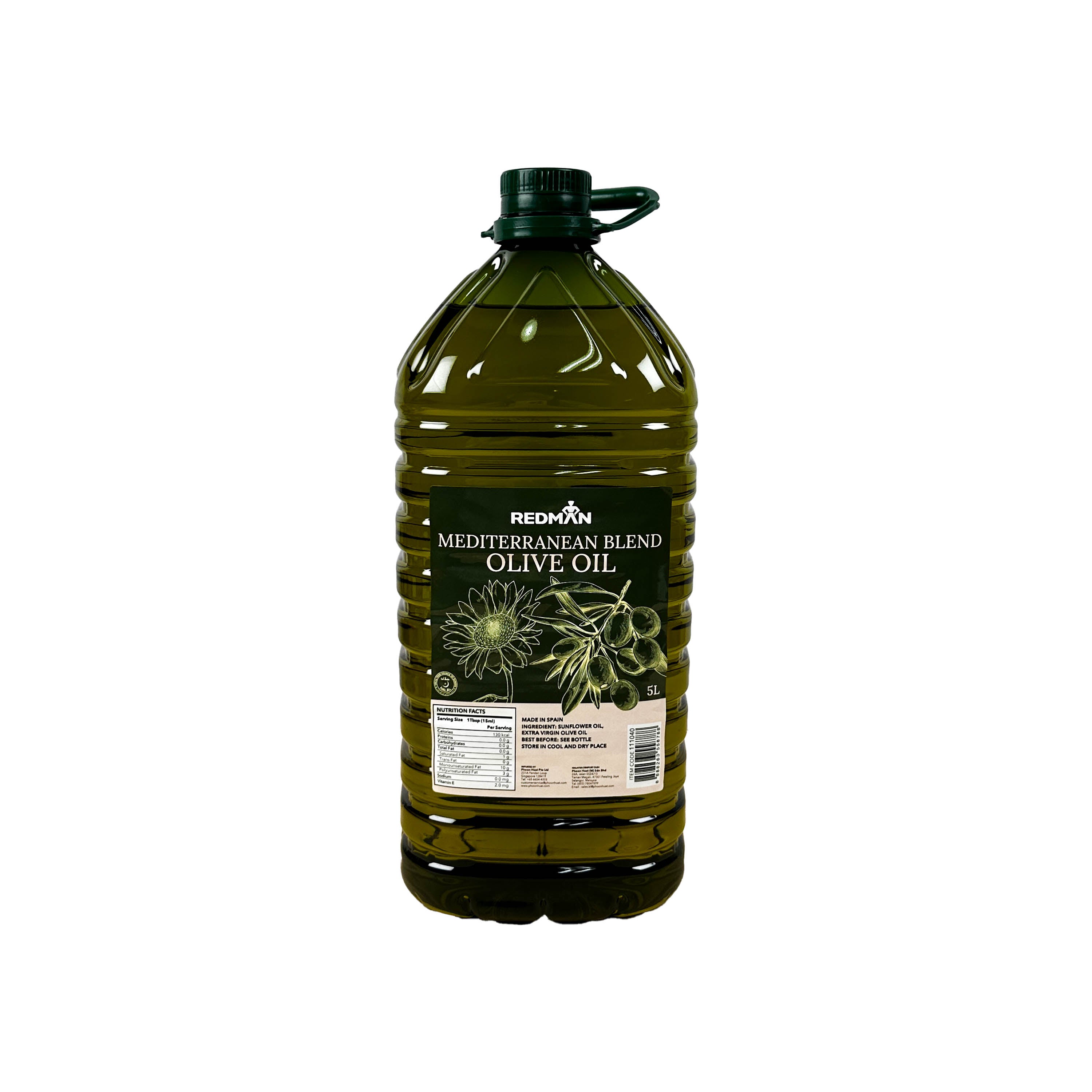 Redman Mediterranean Blend Olive Oil - 5 L