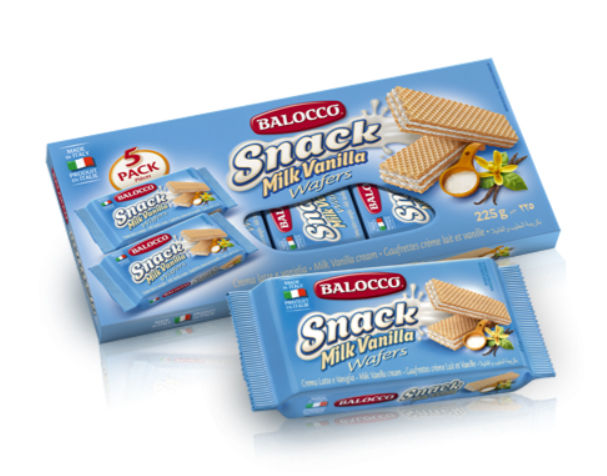 BALOCCO Wafer Milk Vanilla/Balocco - 45 g