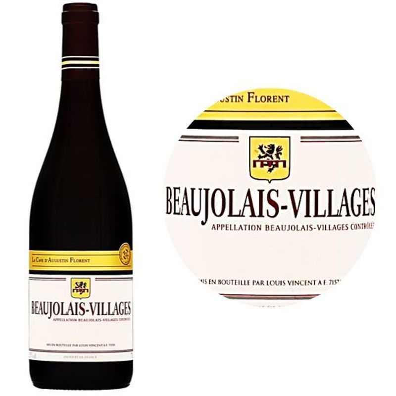 Slection A. Florent Red Wine-Gamay Red Wine Beaujolais Villages 2020- 750 Ml