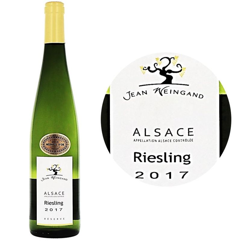 Jean Weingand White Wine-Riesling White Wine 2020 - 750 Ml
