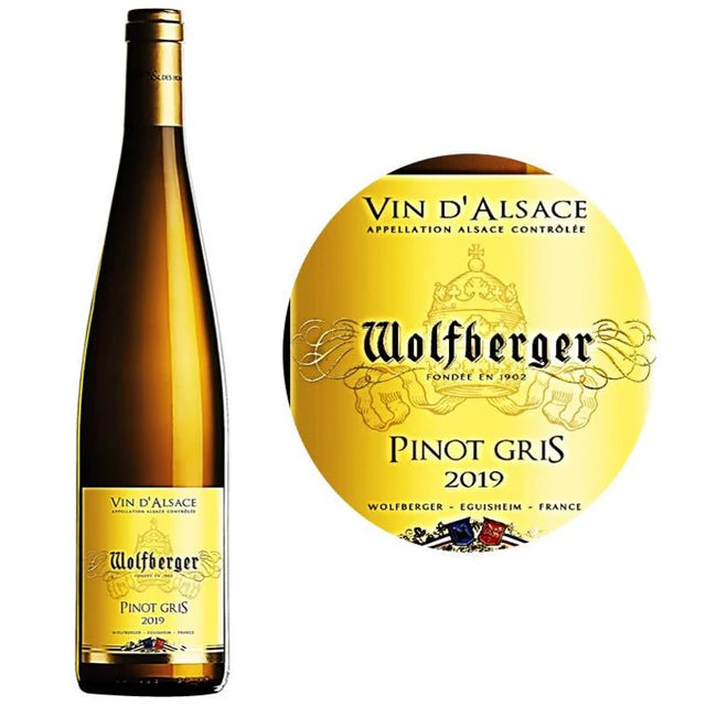 Wolfberger Pinot Gris White Wine Alsace 2021  - 75Cl
